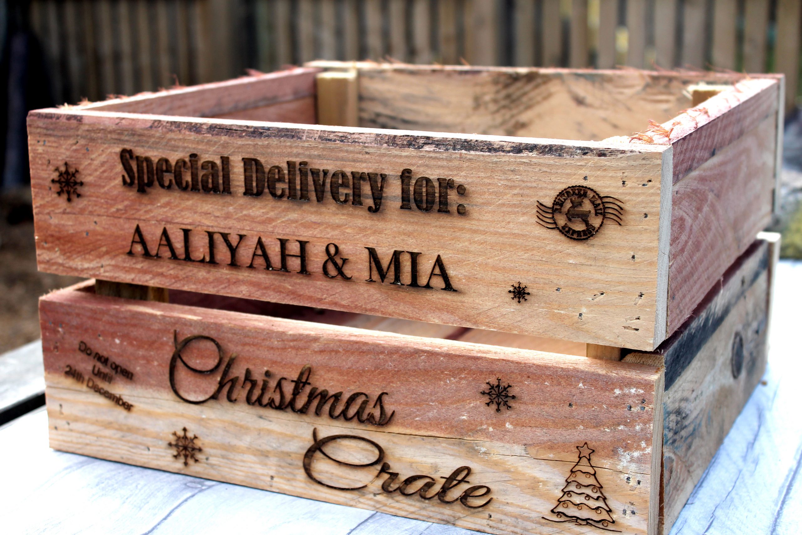 Personalised Christmas Eve Crate MadeAt94