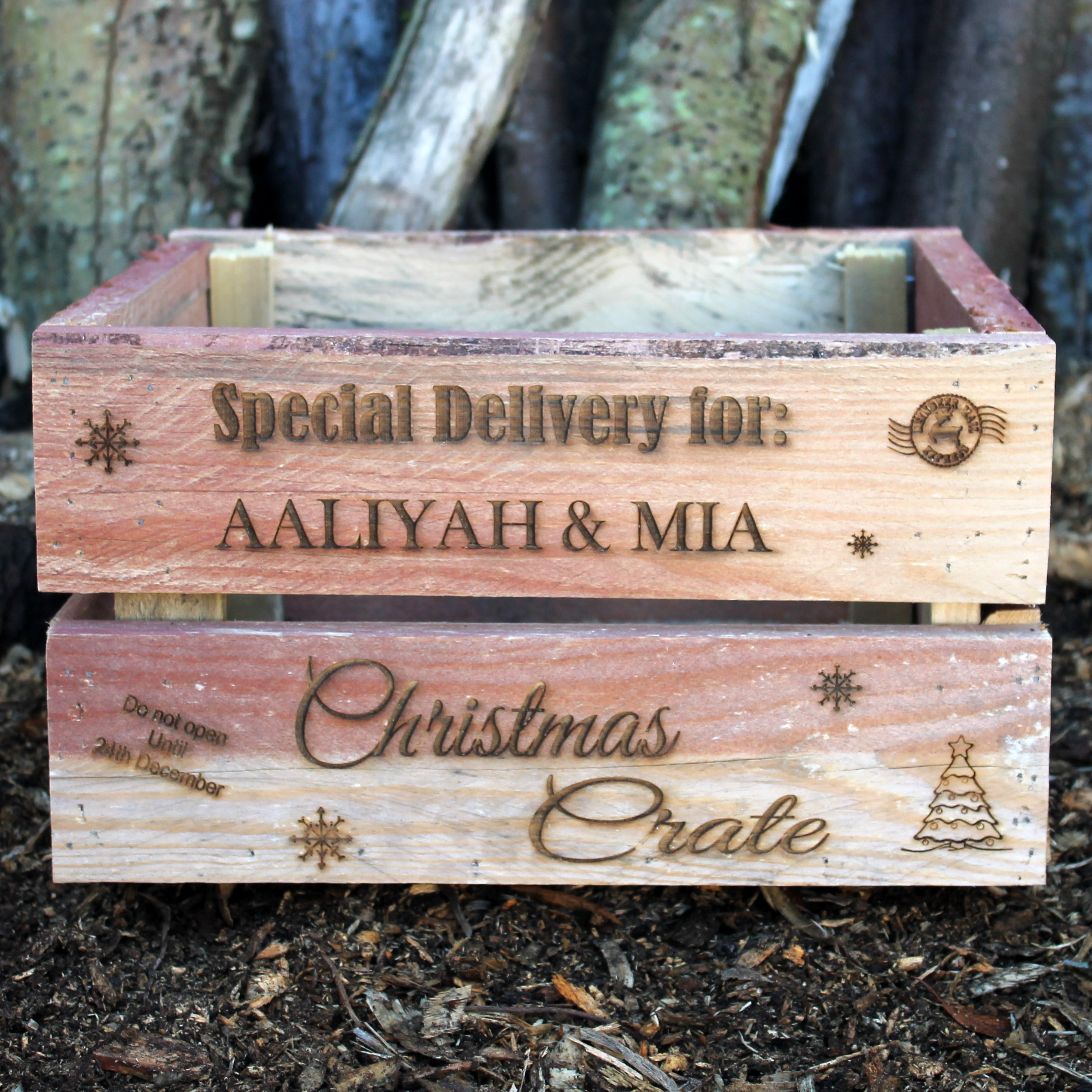 Personalised Christmas Eve Crate MadeAt94