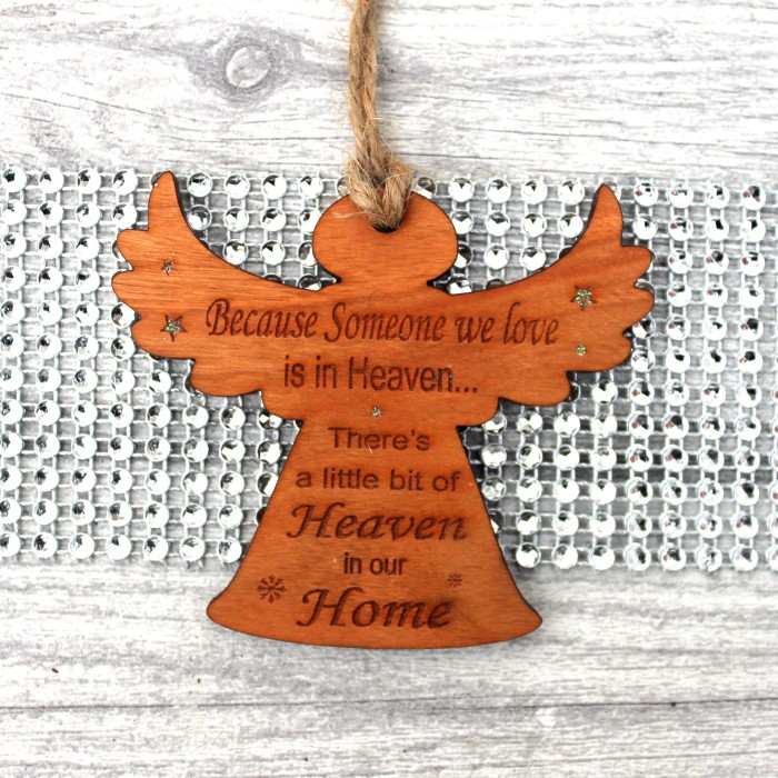 Hanging Memorial Christmas Tree Ornament MadeAt94